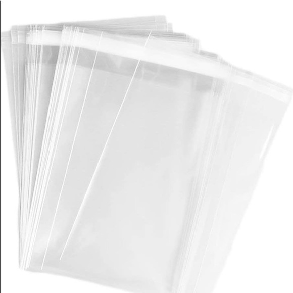25 Clear Poly Bags- 6 x 9 inches - Picture 2 of 4